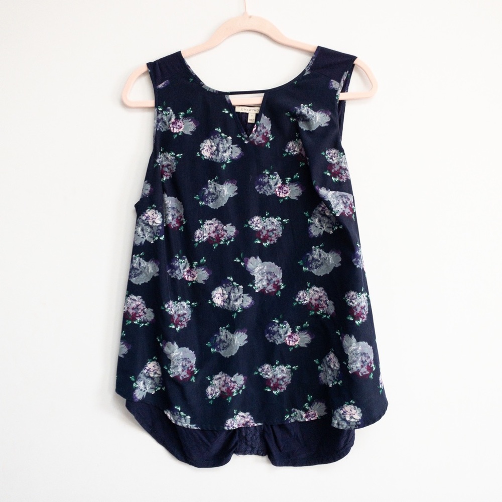 Knit Back Blouse